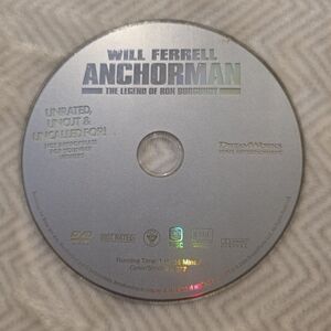 📽3 for $10 movies📽 Will Farrell Anchorman - Unrated, Uncut, Uncalled  DVD Disc